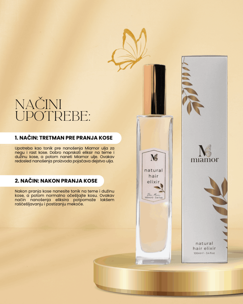 Miamor elixir za zaštitu, negu i  raščešljavanje kose 100ml - Image 4