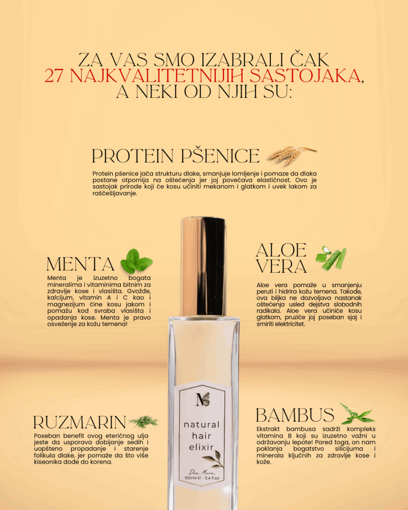Miamor elixir za zaštitu, negu i  raščešljavanje kose 100ml - Image 5