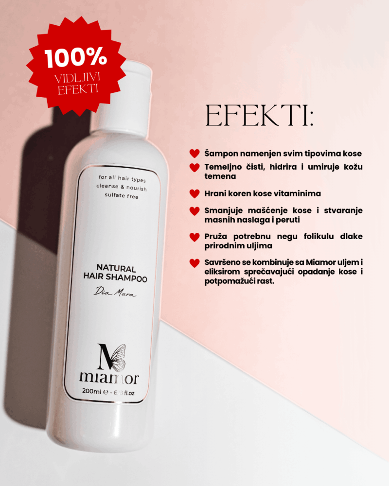 Šampon za sve tipove kose bez sulfata - Image 2