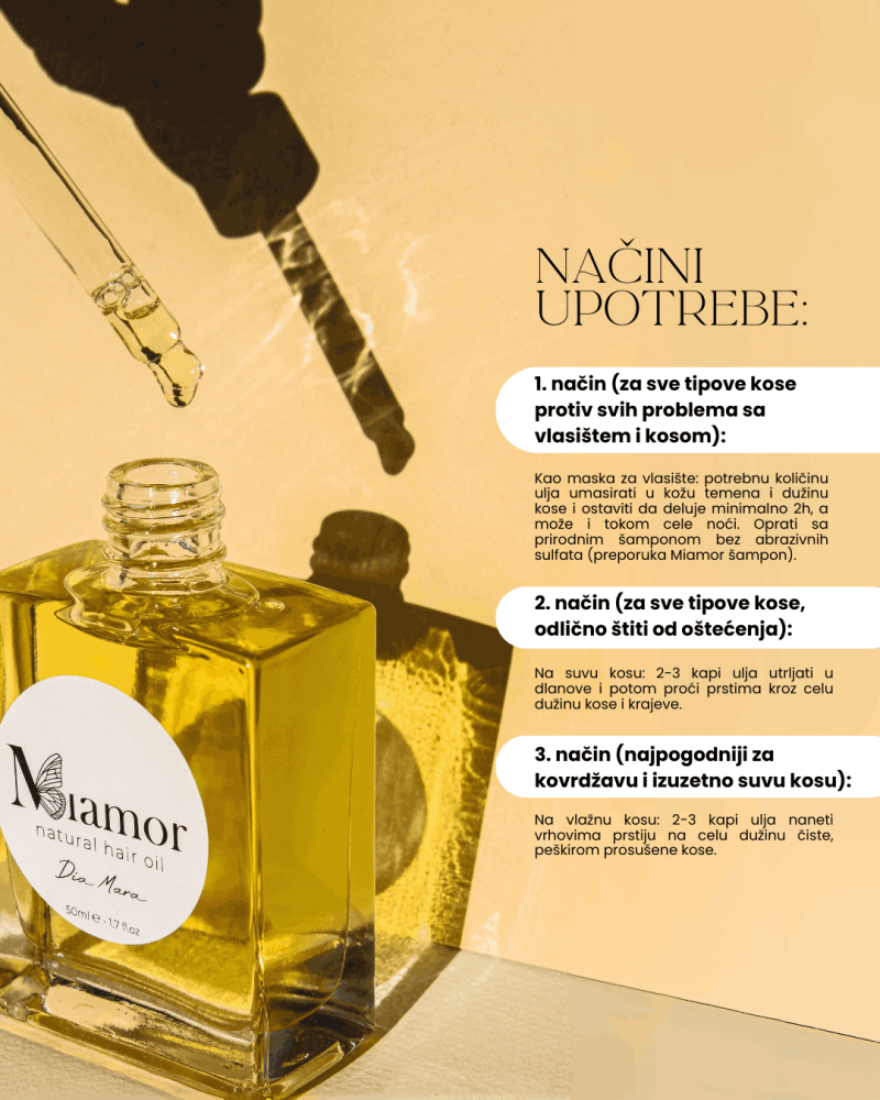 Miamor ulje za negu i rast kose 50ml - Image 4